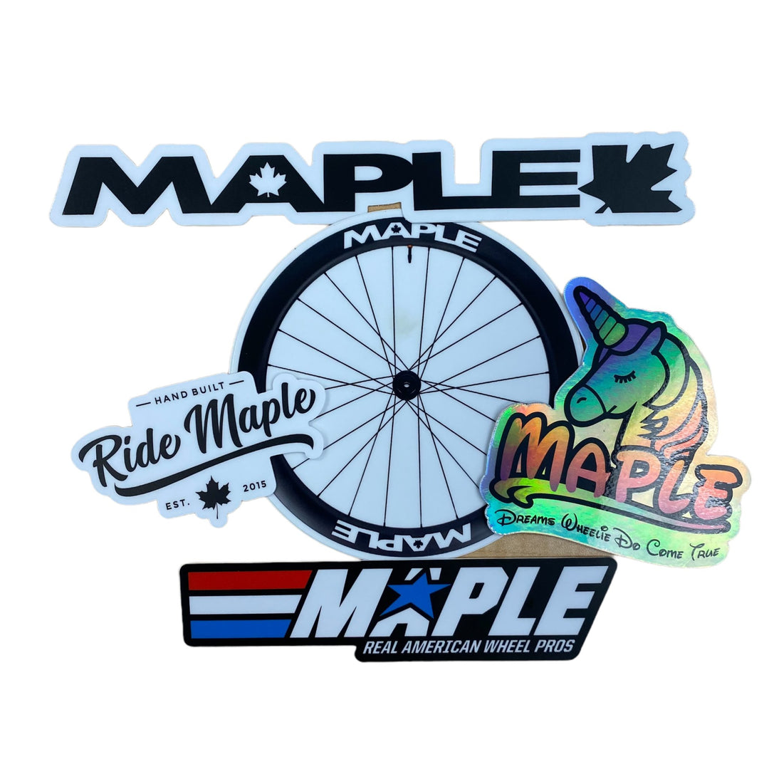 Ride Maple Sticker Pack - Endurance Threads