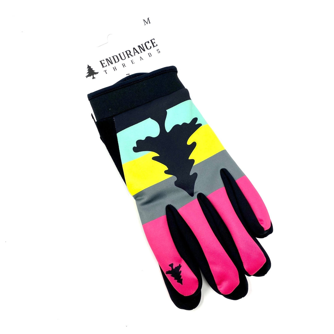 Stripey C2 Cold Weather Gloves - Super Fruity - Endurance Threads