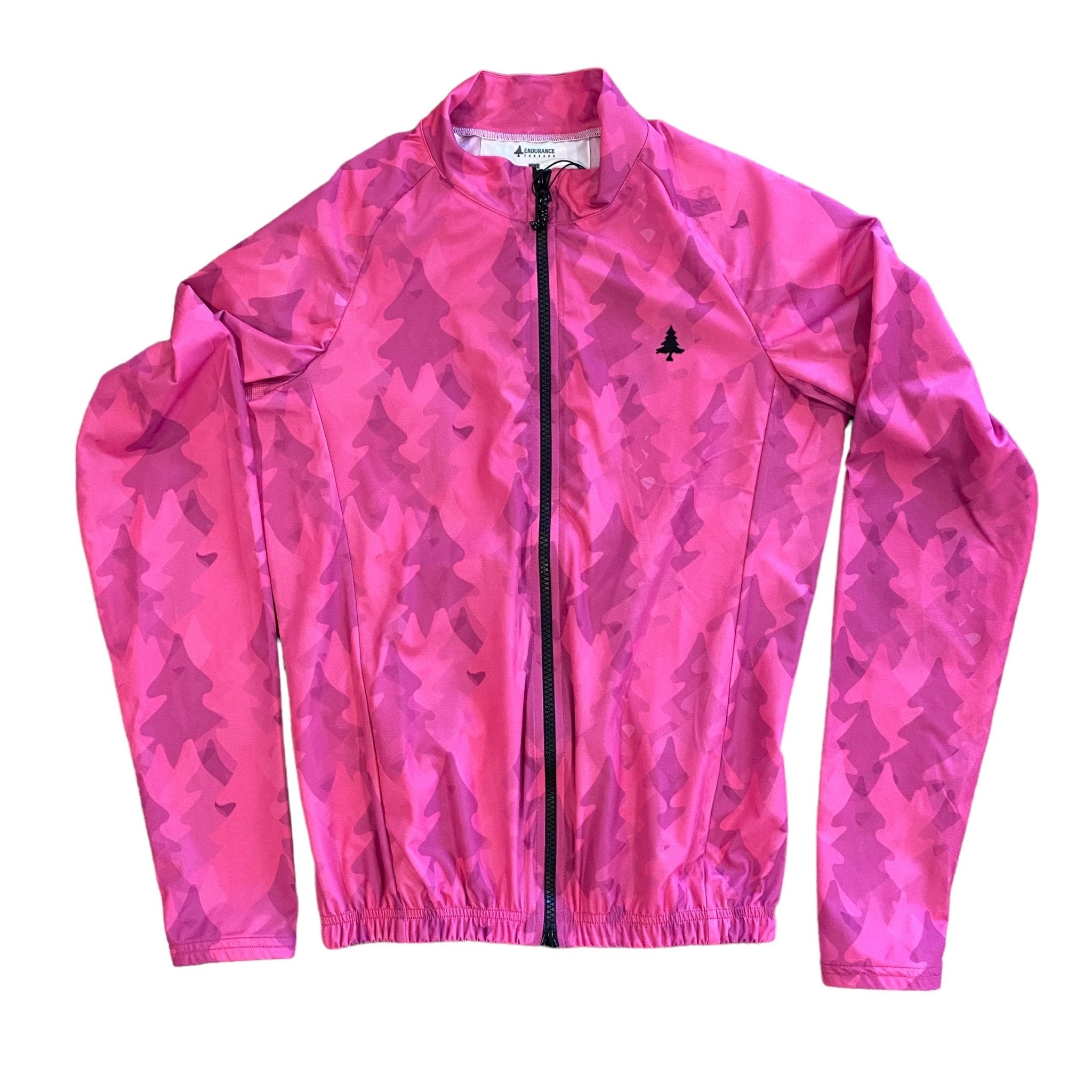 Women s HLT Camo Wind Jacket Pink Endurance Threads